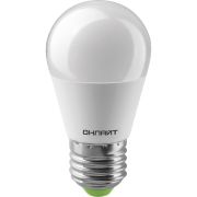 Лампа светодиодная 61 969 OLL-G45-10-230-4K-E27 10Вт шар 4000К нейтр. бел. E27 1000лм 176-264В ОНЛАЙТ 61969