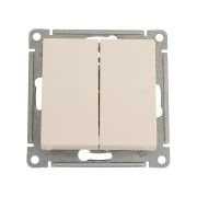 Переключатель проходной 2-кл. СП AtlasDesign 10А IP20 (сх. 6/2) 10AX механизм беж. SE ATN000265