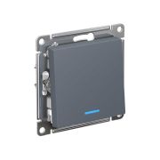 Выключатель 1-кл. СП AtlasDesign 10А IP20 (сх. 1а) 10AX с подсветкой механизм грифель SE ATN000713