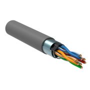 Кабель витая пара F/UTP кат.5E 4х2х24AWG solid CU PVC сер. (м) GENERICA BC1-C5E04-311-305-G