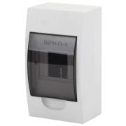 Бокс навесной ЩРН-П-4 4мод. IP41 пластик SIMPLE NO-box_simple-plastic_4_surface BOXS04 Эра Б0041521