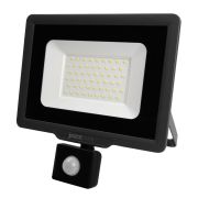 Прожектор светодиодный PFL-C3 SENSOR 50Вт 6500К IP65 ДО закален. прозр. стекло датчик движения инфракрасный JazzWay 5026940A