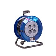 Удлинитель на катушке 4х50м 16А IP20 3.5кВт ПВС 2х1.5 КОСМОС YKKsm50m-4g(16A)