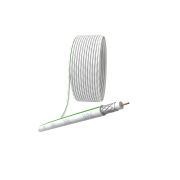 Кабель коаксиальный SAT 703 B CCS/оплетка Al 75% PVC 75Ом бел. (м) SL-B-75-PVC100 Simple Эра Б0044608