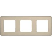 Рамка 3-м СП Inspiria IP20 шампань IEK 673958