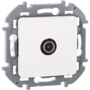 Розетка телевизионная оконечная TV 1вых. СП Inspiria 2дБ 0-2400мГц с топологией «звезда» механизм бел. IEK 673850