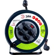 Удлинитель на метал. катушке 4х30м с заземл. 16А IP44 RMx-4es-3х1.5-30m-IP44 ПВС 3х1.5 Эра Б0046850