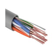 Кабель витая пара U/UTP кат.5E 4х2х24AWG CU PVC медь 100МГц сер. (уп.100м) Rexant 01-0043-100