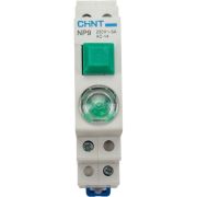 Кнопка модульная NP9-10D3/1 с подсветкой 1НО AC/DC 230В зел. (R) CHINT 584054