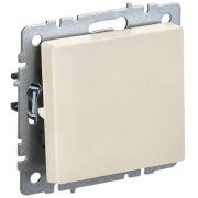 Выключатель проходной 1-кл. СП BRITE ВС10-1-6-БрКр 10А механизм беж. IEK BR-V12-0-10-K10