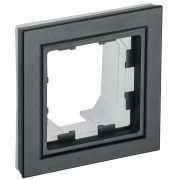 Рамка 1-м IP44 BRITE РУ-1-БрЧ-44 черн. IEK BR-M12-44-K02