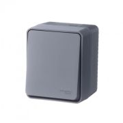 Выключатель 1-кл. ОП AtlasDesign PROFI IP54 10AX антрацит SE ATN544011