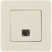 Розетка компьютерная СП Inspiria RJ45 кат.5E UTP IP20 сл. кость IEK 673826