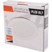 Светильник светодиодный PLED DL7 WH Downlight 12Вт 4000К IP54 145х26мм ДВО встраив. JazzWay 5042544
