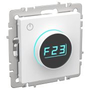 Термостат электронный с индик. BRITE СП IP20 ТС10-1-БрБ механизм бел. IEK BR-RT11-K01