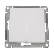 Переключатель 2-кл. AtlasDesign (сх.6+6) 10AX механизм лотос SE ATN001365