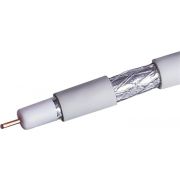 Кабель коаксиальный RG-6 CCS 1.02 (21проц.)/FPE/Al-Pet-Al Foil Unbonded/Al 64х0.12/PVC RW бел. (уп.100м) Net.On 109L