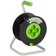 Удлинитель на пластик. катушке 4х15м без заземл. 6А IP20 GREEN LINE KAT-2x0.75-15m ПВС 2х0.75 Эра Б0065052