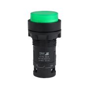 Кнопка с фиксацией с подсветкой OptiSignal Compact D22 С7-PHL-B310 зел. 1НО 24В AC/DC XB7NJ03B1 КЭАЗ 362110