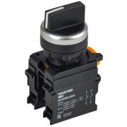 Переключатель 3 полож. 2НО черн. MASTER IEK MI-SW60-20X3-5-24-3-K02