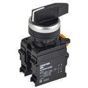 Переключатель 3 полож. 2НО длин. ручка черн. MASTER IEK MI-SW60-20XB3-4-25-3-K02