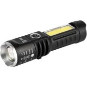 Фонарь светодиодный UA-403 универсальный аккумуляторный 5Вт LED+3Вт COB оптический Zoom 4 режима USB type-C Эра Б0069805
