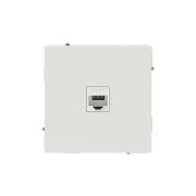 Розетка компьютерная 1-м KANT RJ45 кат.6A без шторки бел. песок DKC 7010673