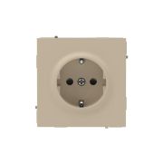 Розетка силовая KANT 2P+E защ. шторки ванильн. марципан DKC 7015003