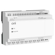 Модуль ЦПУ ПЛК 410 8 DI 6 UI (0-10В/DI) 8 RO 12В-24В DC или 24В AC с Ethernet портом без экрана ONI PLC-410-CPU-14U08R-0AD-00