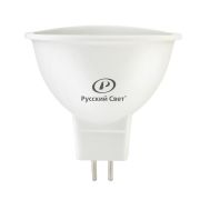 Лампа светодиодная RS LED GU5.3 5W 12V 5Вт рефлектор 3000К GU5.3 450лм 12В Ra90 Русский Свет 20011345140