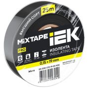 Изолента 0.15х19мм (рул.25м) черн. IEK EX-IZ10-C15-19-25-K02