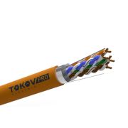 Кабель витая пара F/UTP 4х2х23AWG(0.57мм) кат.6 ZH нг(А)-HF (LSZH) indoor (м) PRO TOKOV ELECTRIC TKP-C06-F42-6-RU-LSZH