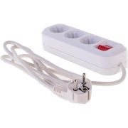 Удлинитель 3х2м с заземл. 16А IP20 S-303 ПВС 3х1 с выкл. UNIVersal 9634418