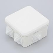 Коробка распределительная ОП 70х70х40мм 7 вводов IP55 бел. Ruvinil 67030Б