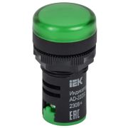 Лампа светосигнальная AD22DS d22мм 230В AC/DC зел. KARAT IEK BLS10-ADDS-230-K06