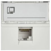 Розетка компьютерная 2мод. РКИ-20-00-П RJ45 кат.5E UTP механизм PRIMER IEK CKK-40D-RI2-K01