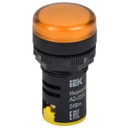 Лампа светосигнальная AD22DS d22мм 24В AC/DC желт. KARAT IEK BLS10-ADDS-024-K05