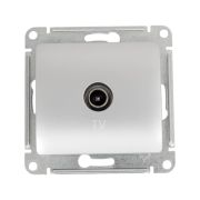 Розетка телевизионная оконечная TV 1-м СП Glossa 1дБ механизм алюм. SE GSL000391