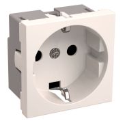 Розетка 1-м 2мод. РКС-20-30-П-К 45х45 с заземл. бел. PRIMER IEK CKK-40D-RSZB2-K01-K