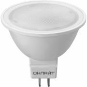 Лампа светодиодная 71 637 OLL-MR16-5-230-3K-GU5.3 5Вт 3000К тепл. бел. GU5.3 500лм 176-264В ОНЛАЙТ 71637