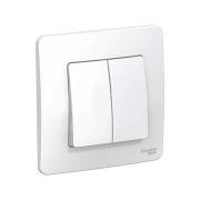 Выключатель 2-кл. СП Blanca 6А IP20 (сх. 5) 250В бел. SE BLNVS006501