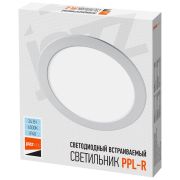 Светильник светодиодный PPL-R WH 24Вт 6500К IP40 d300мм ДВО встраив. ультратонкий кругл. JazzWay 5009776A